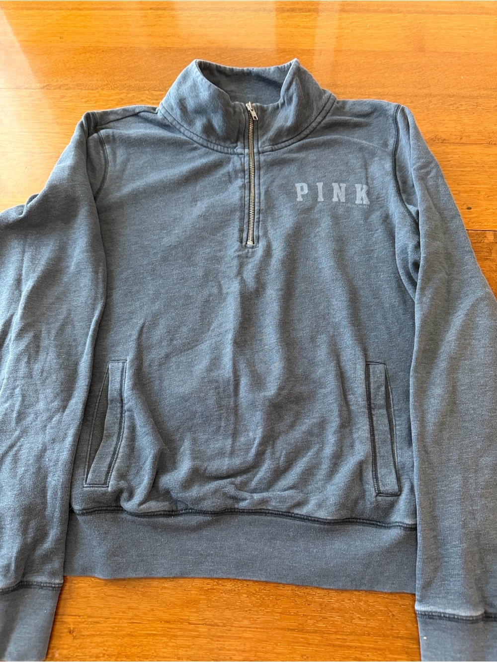 Victoria’s Secret PINK Quarter-Zip Pullover sz large